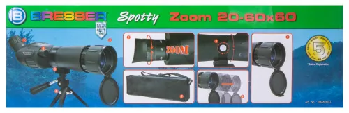 zdjęcie luneta Bresser Junior Spotty 20–60x60,  15