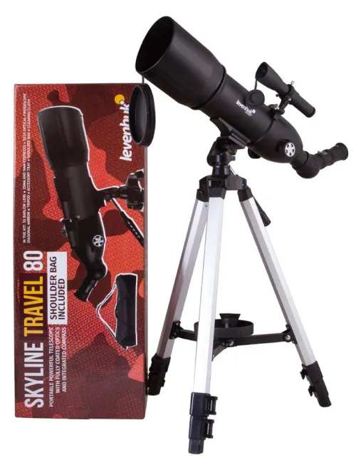 obraz teleskop Levenhuk Skyline Travel 80,  2