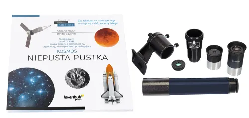 zdjęcie teleskop Levenhuk Discovery Spark 114 EQ z książką,  3