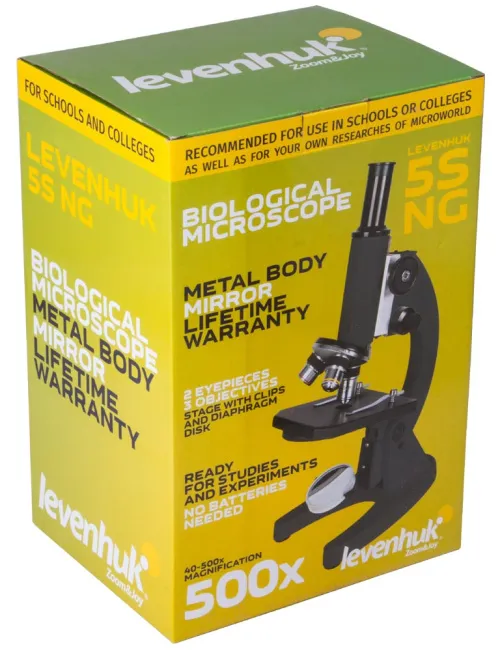 obraz mikroskop monokularowy Levenhuk 5S NG,  12