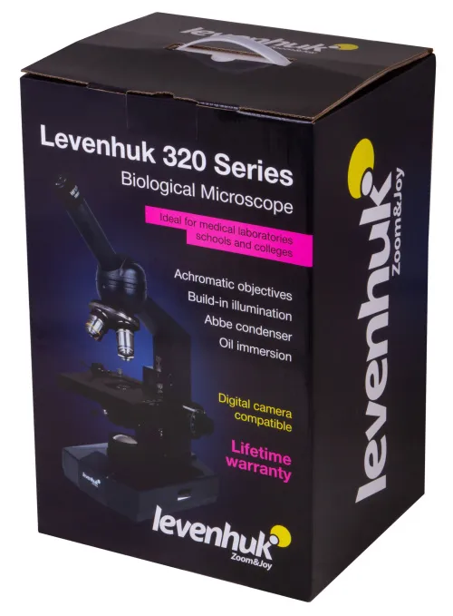 foto monokularowy mikroskop cyfrowy Levenhuk D320L BASE 3M,  20