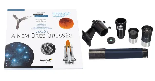 zdjęcie teleskop Levenhuk Discovery Spark 114 EQ z książką,  3