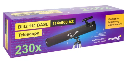 fotografia teleskop Levenhuk Blitz 114 BASE,  12