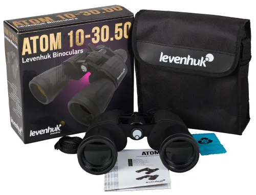 fotografia lornetka Levenhuk Atom 10-30x50,  2