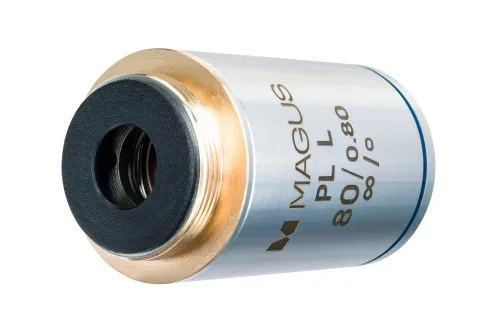 foto obiektyw MAGUS 80PLL 80х/0,80 Plan L WD 1,25 mm,  4