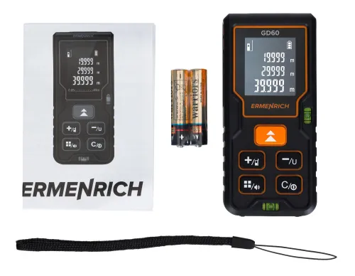 zdjęcie miernik laserowy Ermenrich Reel PLUS GD60,  2