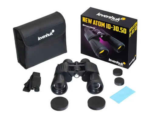 obraz lornetka Levenhuk New Atom 10–30x50,  4