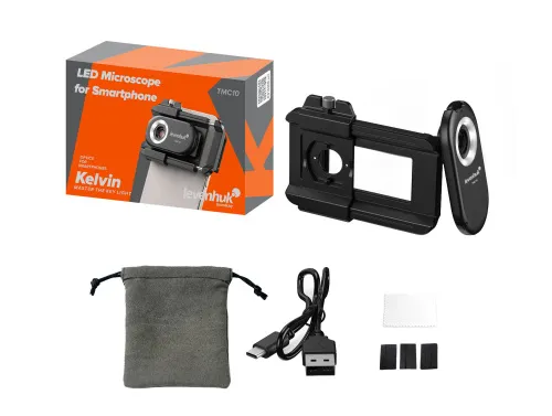 fotografia lED mikroskop do smartfonu Levenhuk Kelvin TMC10,  9