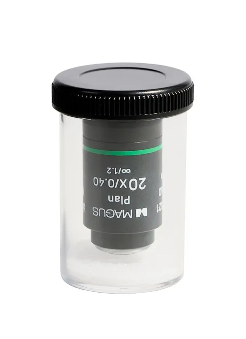 foto obiektyw MAGUS 20PL60V Plan 20х/0,40 ∞/1,2 H60 mm,  5