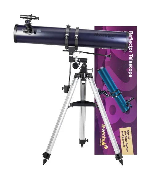 obraz teleskop Levenhuk New Skyline PLUS 114/900 EQ1,  2