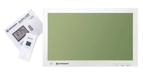 foto zegar ścienny Bresser MyTime Jumbo LCD,  11