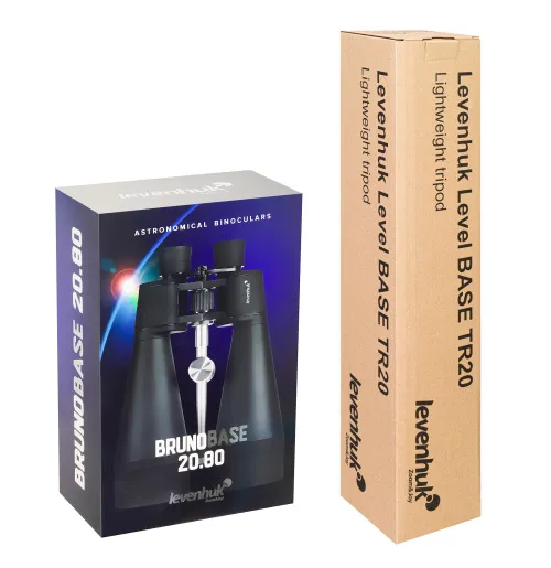 obraz zestaw: Lornetka Levenhuk Bruno BASE 20x80 i statyw  ,  17