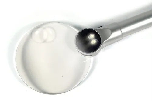 zdjęcie lupa Levenhuk Zeno 400 z podświetleniem LED, 2/4x, 88/21 mm, metalowa,  4