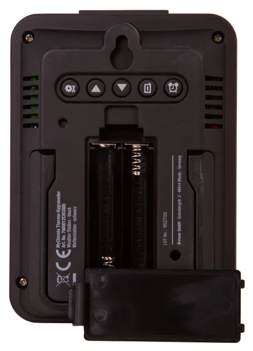 zdjęcie zegarowi MyClimate firmy Bresser z termohigrometrem, biały,  10