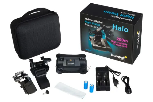 obraz cyfrowa lornetka noktowizyjna Levenhuk Halo NVB10 Helmet,  2