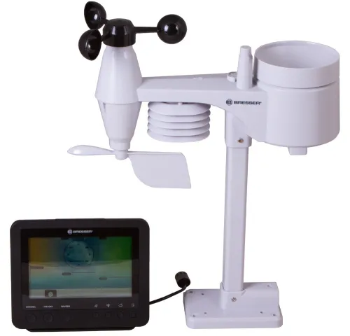 zdjęcie stacja meteorologiczna Bresser 5-in-1 Wi-Fi z kolorowym wyświetlaczem,  7