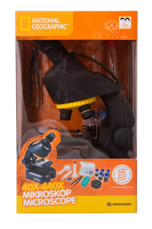 fotografia mikroskop Bresser National Geographic 40–640x z adapterem do smartfona,  8