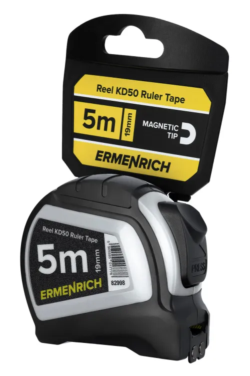 fotografia taśma miernicza Ermenrich Reel KD50,  6