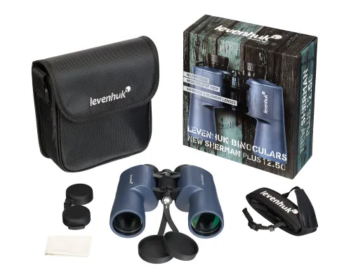 fotografia lornetka Levenhuk New Sherman PLUS 12x50,  4