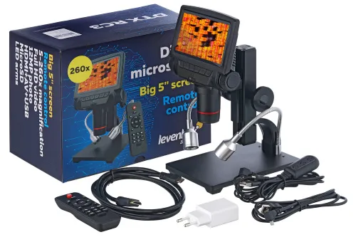 obraz zdalnie sterowany mikroskop Levenhuk DTX RC3,  2