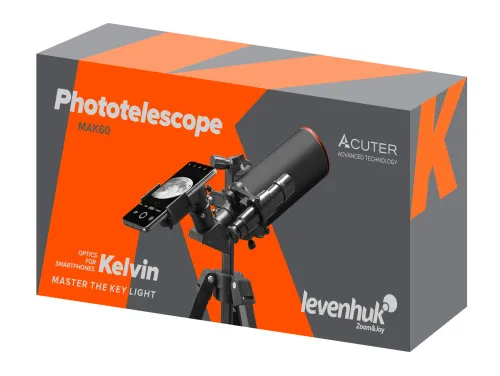 obraz fototeleskop Levenhuk Kelvin MAK60 mini AZ ,  12