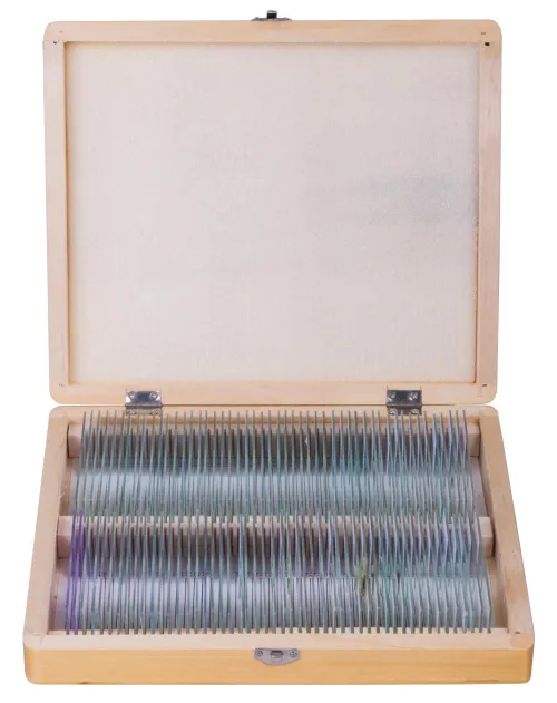 obraz zestaw preparatów Bresser w etui, 100 szt.,  2