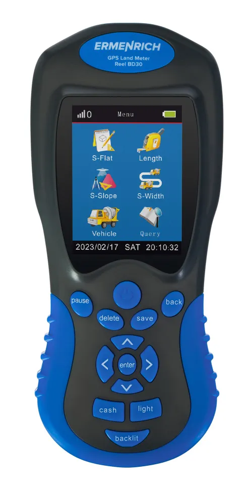 zdjęcie miernik powierzchni gruntów z GPS Ermenrich Reel BD30, niebieski,  4