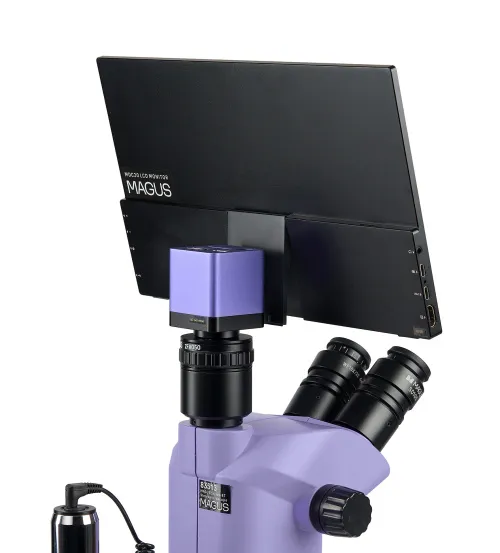 foto cyfrowy mikroskop stereoskopowy MAGUS Stereo D8T LCD BASE,  10