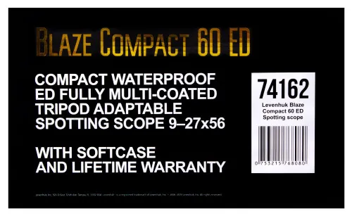 obraz luneta Levenhuk Blaze Compact 60 ED,  19