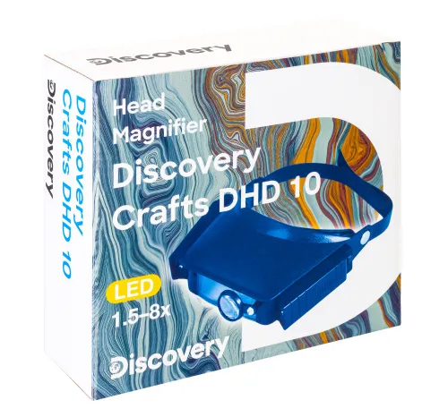 fotografia lupa nagłowna Levenhuk Discovery Crafts DHD 10,  10
