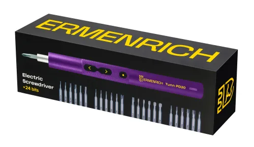 fotografia wkrętak elektryczny Ermenrich Tunn PD20,  9