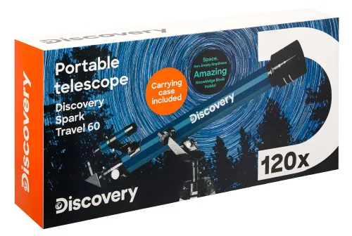 zdjęcie teleskop Levenhuk Discovery Spark Travel 60 z książką,  17