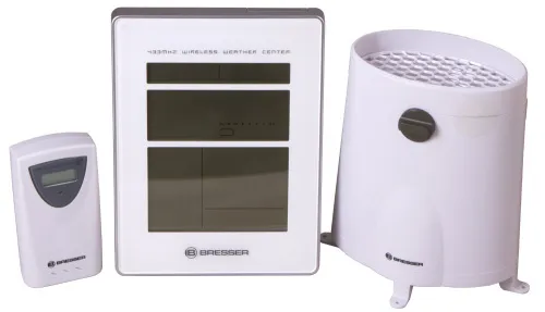 zdjęcie stacja meteorologiczna Bresser RC, biała,  8