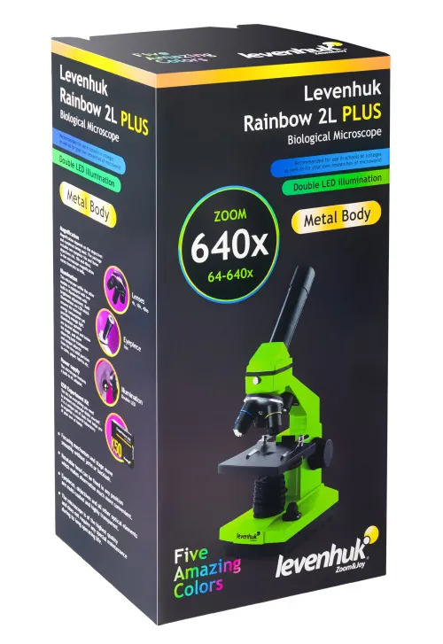 fotografia mikroskop Levenhuk Rainbow 2L PLUS,  14