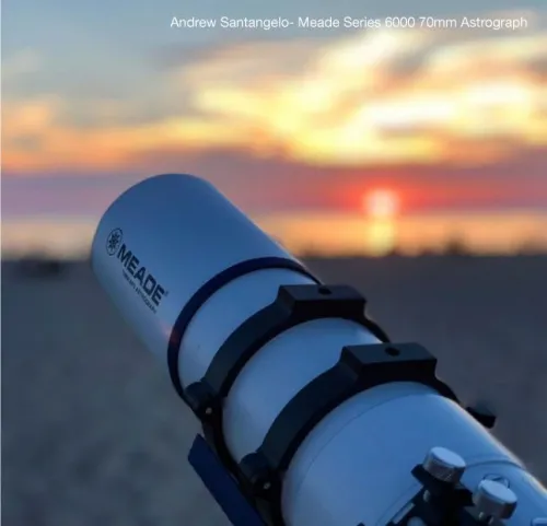 obraz refraktor OTA Meade Series 6000 70 mm Astrograph Quadruplet APO,  8