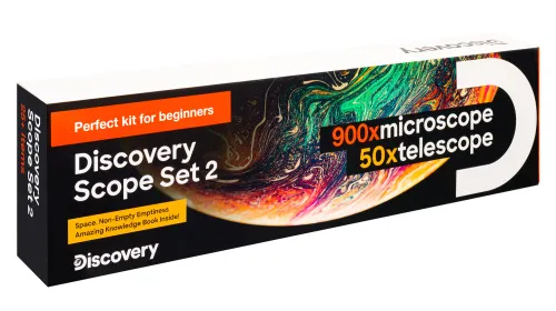 foto zestaw Levenhuk Discovery Scope 2 z książką,  17