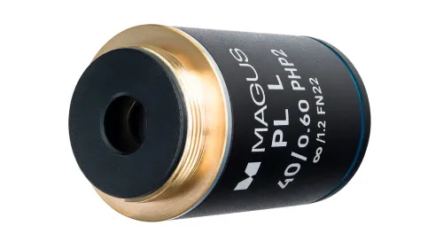 zdjęcie obiektyw MAGUS 40HP 40х/0,60 Plan L phase PHP2 ∞/ 1,2 WD 3,5 mm,  4
