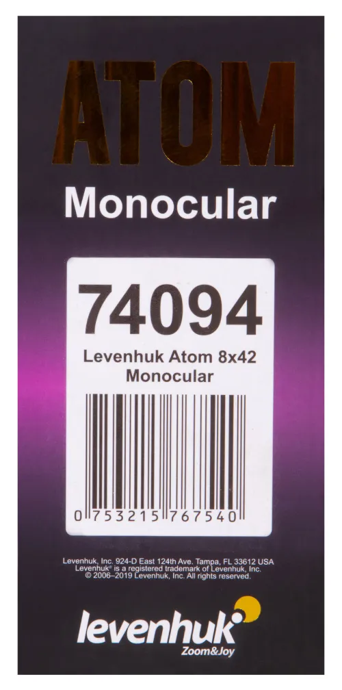 obraz monokular Levenhuk Atom 8x42,  14
