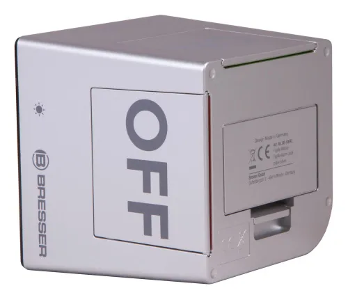 zdjęcie budzik stołowy Bresser FlipMe, srebrny,  7