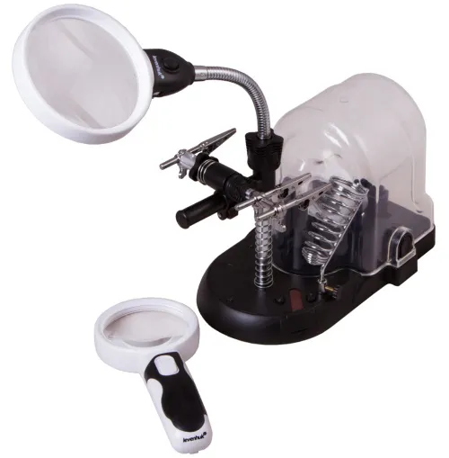 zdjęcie czarna lupa Levenhuk Zeno Multi ML17,  3