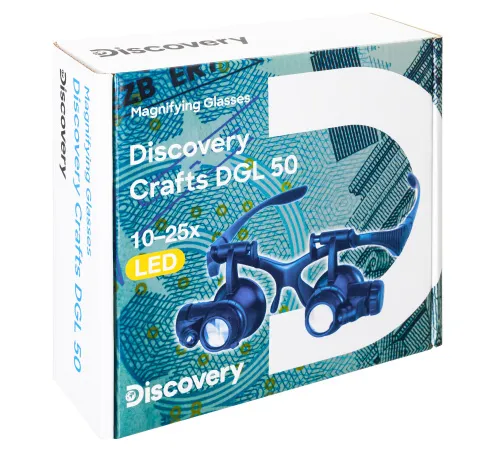 zdjęcie okulary powiększające Levenhuk Discovery Crafts DGL 50,  13