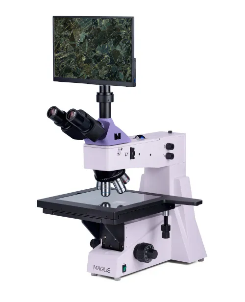 fotografia mikroskop metalurgiczny cyfrowy MAGUS Metal D650 BD LCD,  3