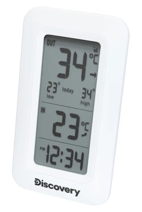 zdjęcie stacja meteorologiczna Levenhuk Discovery Report W10 z zegarem,  4