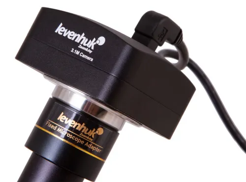 zdjęcie trójokularowy mikroskop cyfrowy Levenhuk D400T,  10