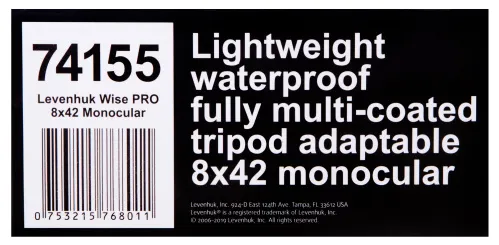 obraz monokular Levenhuk Wise PRO 8x42,  14