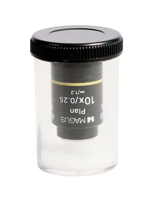 zdjęcie obiektyw MAGUS 10PL60V Plan 10х/0,25 ∞/1,2 H60 mm,  5