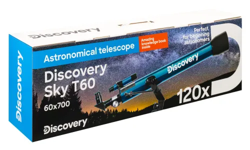 zdjęcie teleskop Levenhuk Discovery Sky T60 z książką,  15