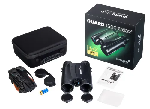 fotografia lornetka z dalmierzem Levenhuk Guard 1500,  2