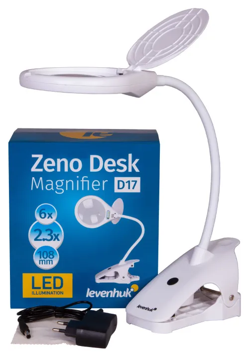foto lupa Levenhuk Zeno Desk D17,  2
