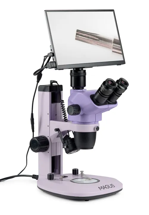 foto cyfrowy mikroskop stereoskopowy MAGUS Stereo D7T LCD BASE,  3